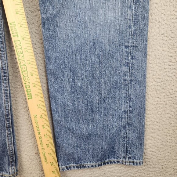 Polo Ralph Lauren Jeans 34x30 Blue Y2K Relaxed 867 Baggy Straight Classic Denim - Picture 4 of 9